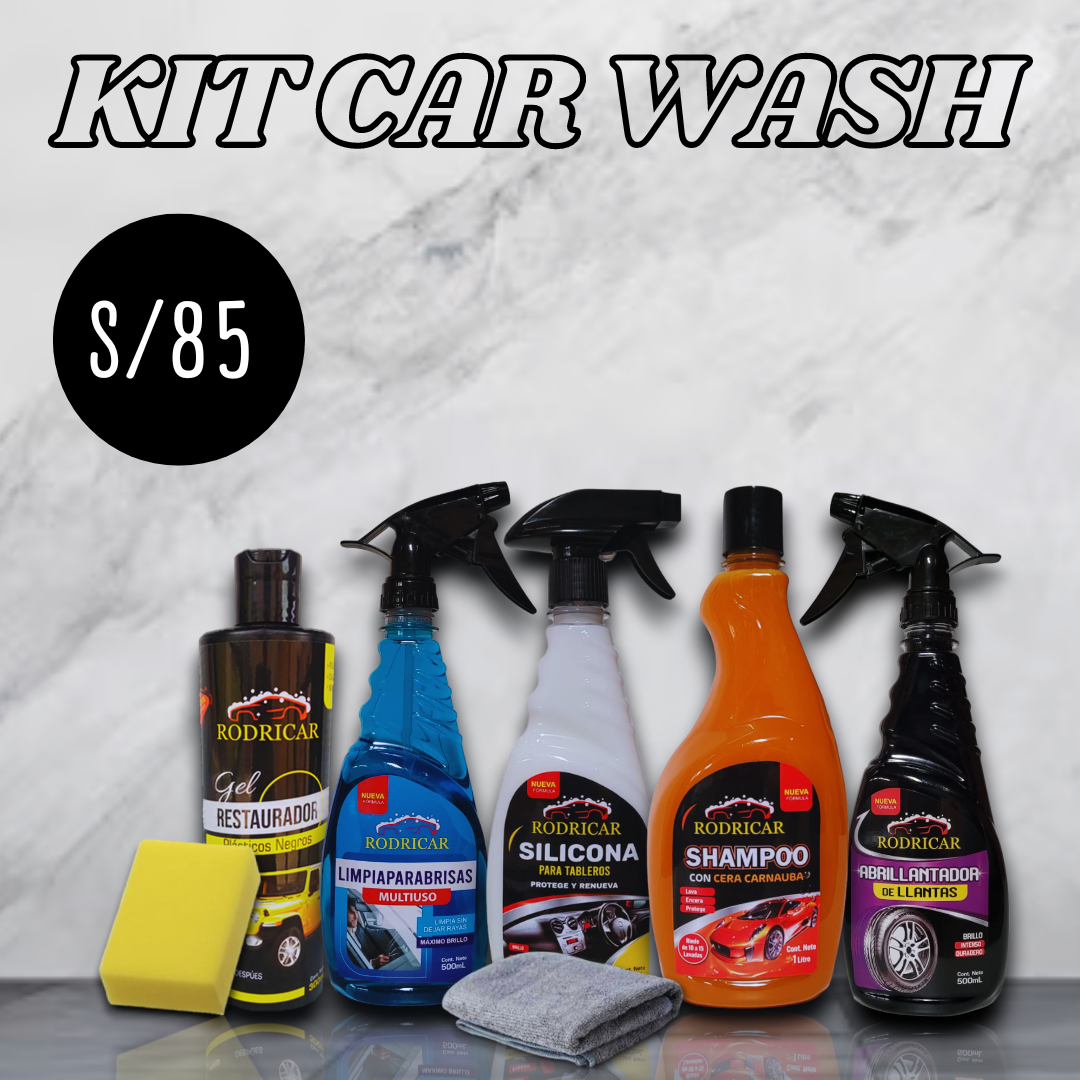 Kit Car Wash para Carro