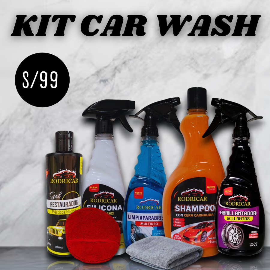 Kit Car Wash para Carro